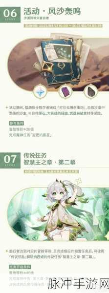 原神3.6更新内容：1. 原神3.6版本新角色与故事情节深度解析