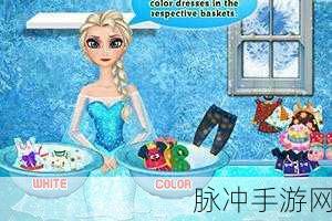 艾尔莎洗衣服游戏，解锁趣味休闲新体验，下载即享精彩