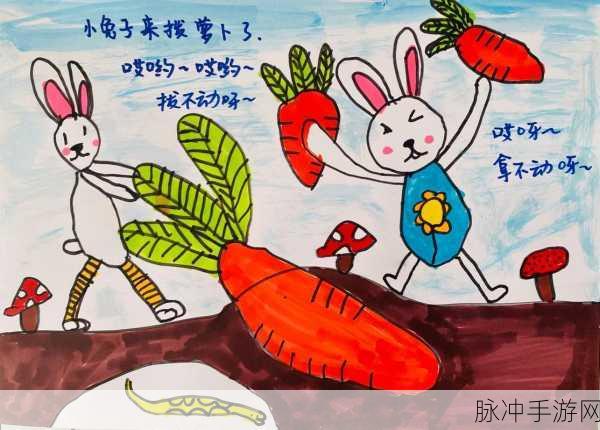 拔萝卜打扑克不盖被子哗咔漫画:1. 拔萝卜的奇幻冒险与扑克高手的对决