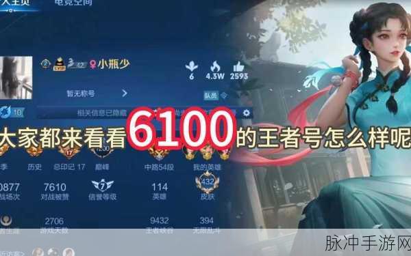 6100打王者:1. 用6100打王者,轻松提升游戏技术!