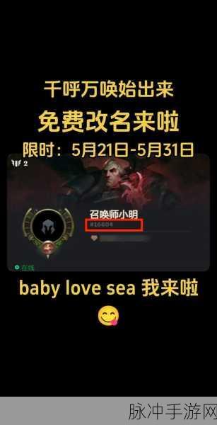 lol免费改名2024:1. 《2024年LOL新赛季:免费改名活动全解析