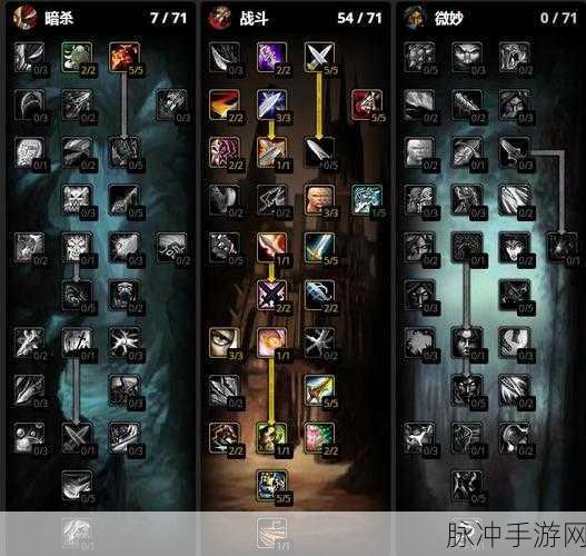 wlk战斗贼天赋：1. ＂掌握WLK战斗贼：完美天赋搭配与实战技巧