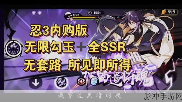 忍者必须死3破解版来袭,畅享无限制内购的动作盛宴