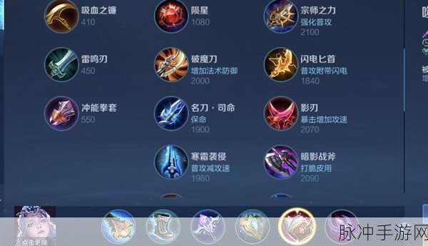 露娜出装新思路：1. 探索露娜出装新思路：提升游戏胜率的秘密