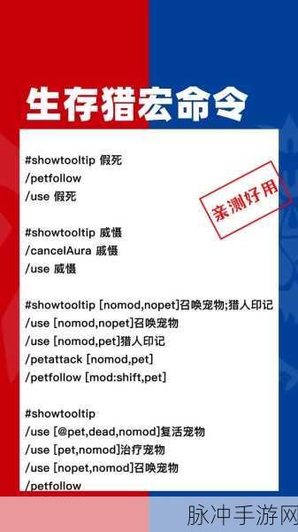 巫妖王生存猎一键输出宏:巫妖王生存猎一键输出宏的深度分析与应用技巧