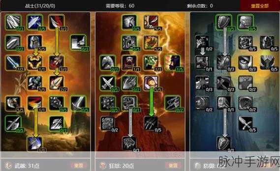 怀旧服战士竞技场天赋2024:怀旧服战士竞技场天赋解析:2024年全面升级策略