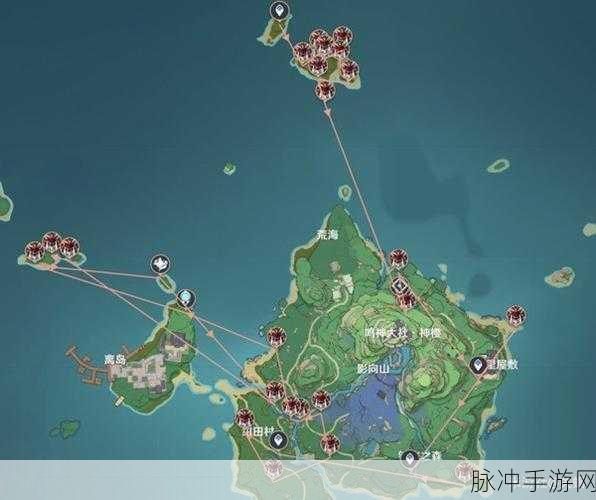 原神八重神子突破必备,海灵芝高效采集路线揭秘