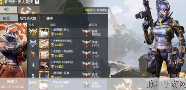 使命召唤狙击枪王者之争,胜率排名全揭秘
