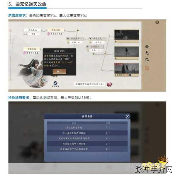 天涯明月刀延寿女逆天改命全攻略,解锁特殊结局秘籍