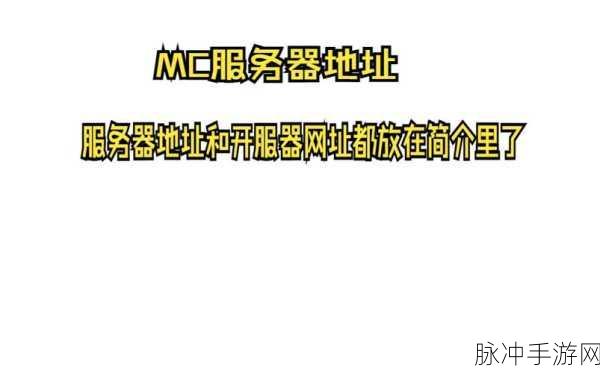 我的世界手机版服务器地址全攻略