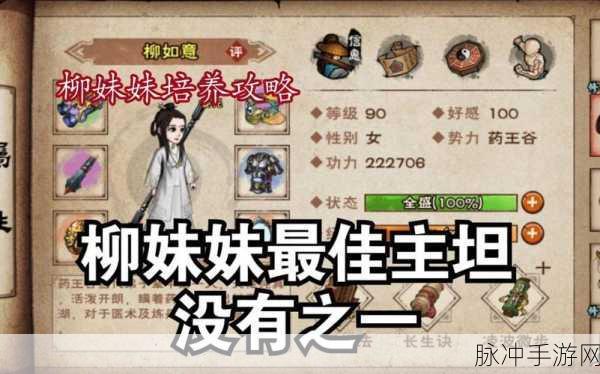 烟雨江湖柳如意转职全攻略,二转方法技巧大揭秘