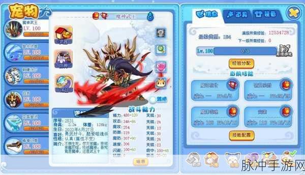 洛克王国,魔武天赋与果子加点全攻略,解锁魔武成长新篇章