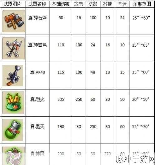 弹弹堂真武器精选,探寻最强大且适合的战斗伙伴