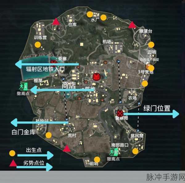 PUBG国际服绝地求生M,地铁逃生五图黑门探寻指南