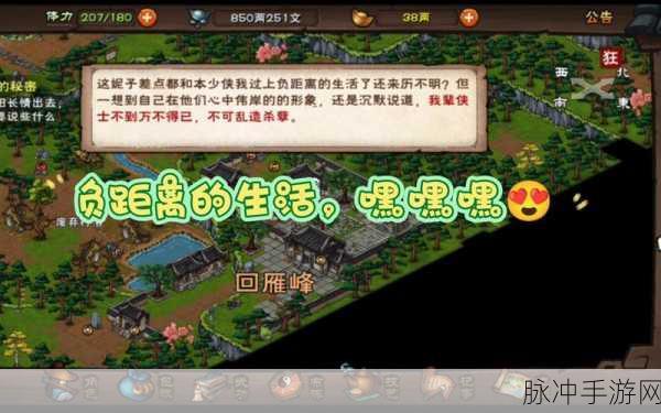 烟雨江湖深度解析,揭开小环的秘密任务攻略