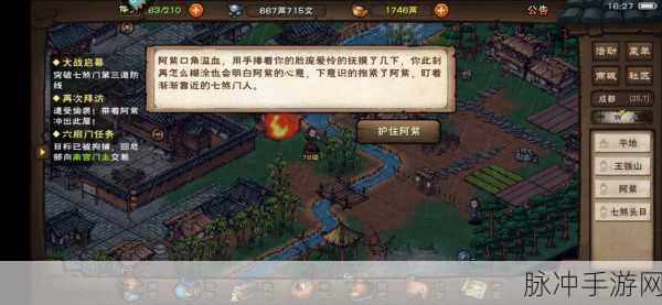 烟雨江湖探秘,解锁小环背后的秘密奇遇