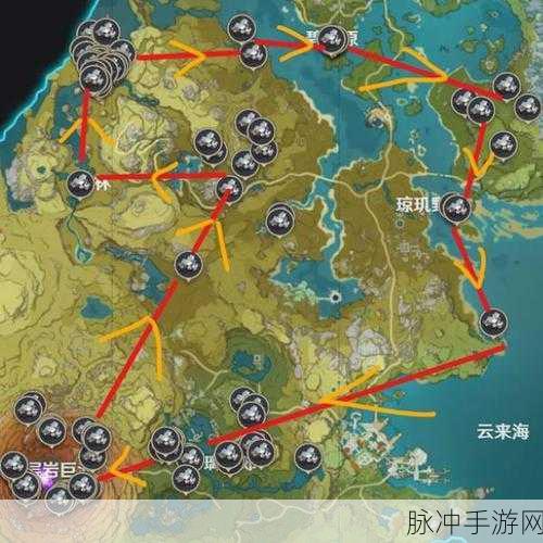原神白铁矿采集指南,分布图助你快速定位