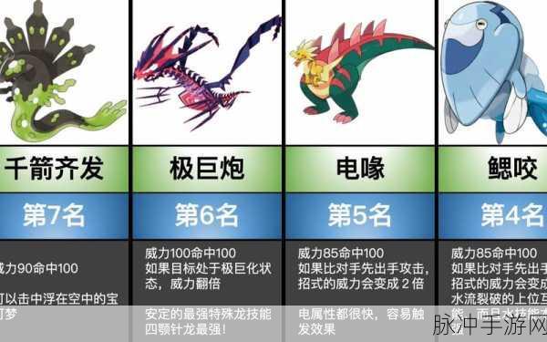 口袋妖怪,揭秘物理攻击与特殊攻击的绝招奥秘