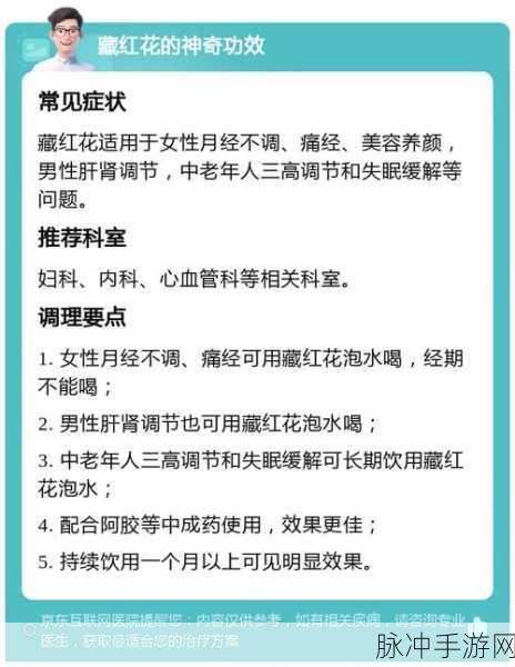 烟雨江湖,揭秘藏红花的神奇效用