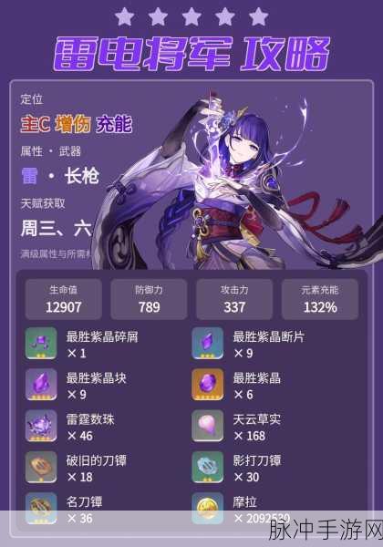 原神永恒守护者挑战全解析,征服雷电将军的试炼