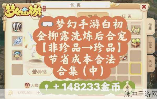 梦幻西游手游炼妖石炼化九眼技巧全揭秘
