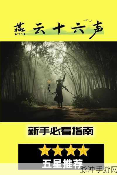燕云十六声绝世高手任务全攻略，解锁武林巅峰的秘籍