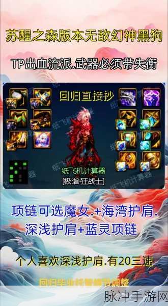 DNF手游65版本红眼终极毕业装备深度剖析