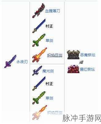 泰拉瑞亚永夜之刃,夜幕下探险者的终极梦想