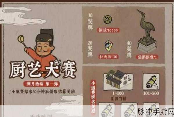 江南百景图御厨大赛奖牌全攻略,解锁奖牌秘籍,揭秘赛事亮点