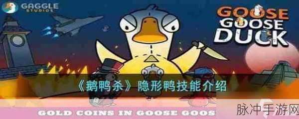 鹅鸭杀隐形鸭高阶攻略,解锁隐形奥义,称霸杀戮战场