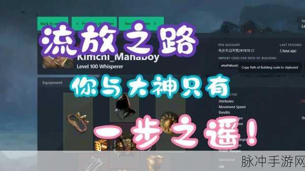 探秘流放之路,新手蜕变高手的全攻略秘籍