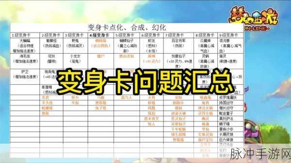 梦幻西游深度探索,PK套装与变卡艺术的极致魅力