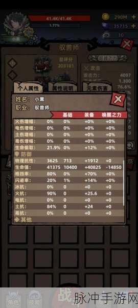 不一样传说驭兽师,装备搭配终极指南与策略
