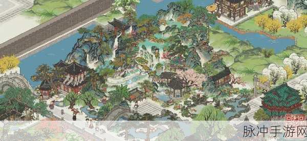 江南百景图中庭步月图,解锁紫藤花绽放的钥匙