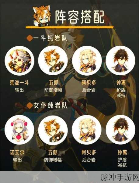 原神五郎配队全攻略，打造无敌岩系战队