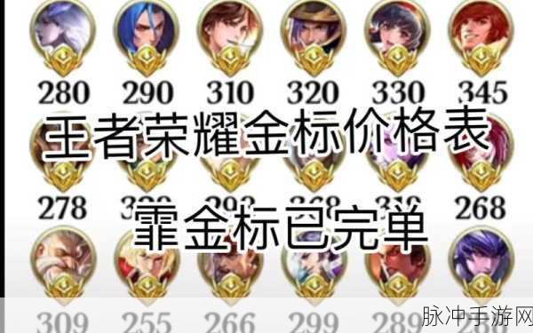 王者荣耀金色名字,尊贵身份与荣耀的象征