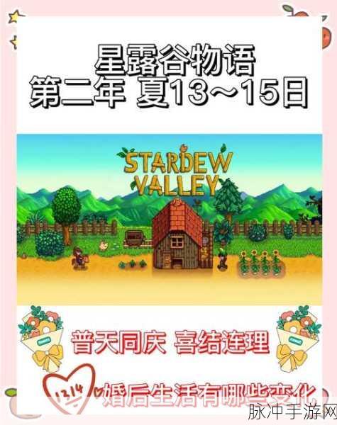 星露谷物语,解锁婚后浪漫剧情的甜蜜秘籍