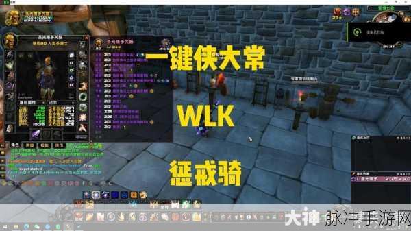 WLK惩戒骑一键输出宏,解锁高效战斗新境界!