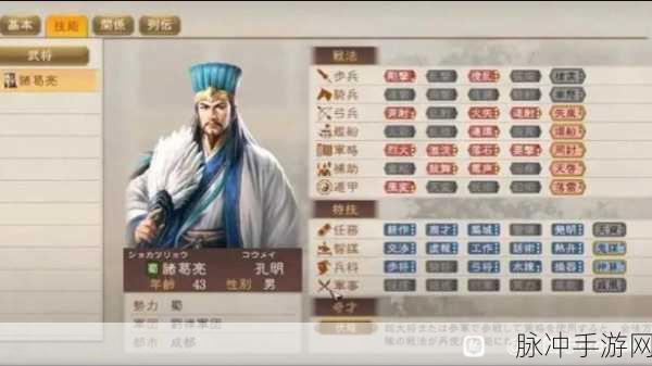 三国志 8 重制版,相生关系的深度解析与优势