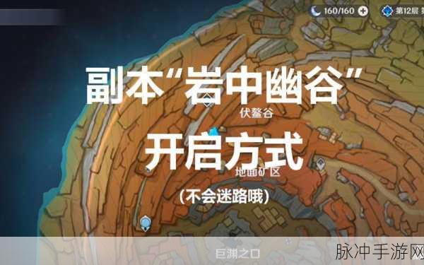 原神岩中幽谷秘境,开启方法与深度探索秘籍