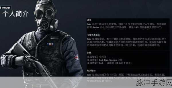 彩虹六号围攻IQ角色深度解析,玩法技巧与实战心得