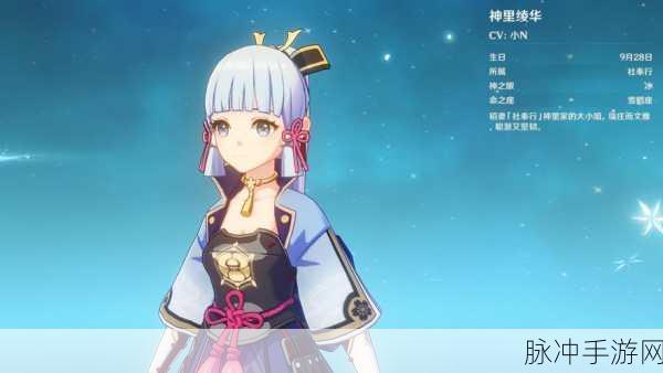 原神神里绫华,雪域公主的全新征程,未来之旅深度揭秘