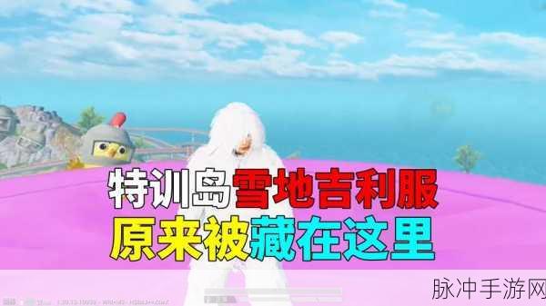 雪地秘境,和平精英隐秘洞穴成资源争夺新焦点