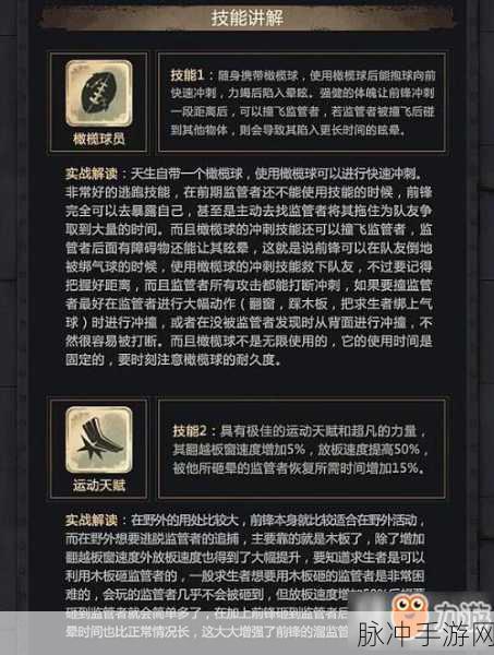 第五人格,揭秘前锋角色的顶级配置攻略
