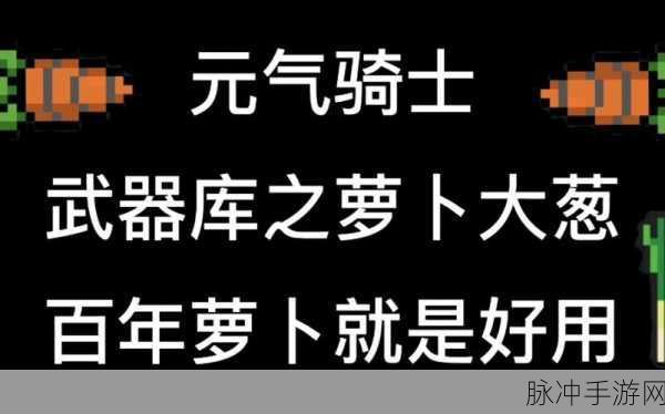 元气骑士,揭秘百年萝卜晋升千年萝卜的奇妙之旅