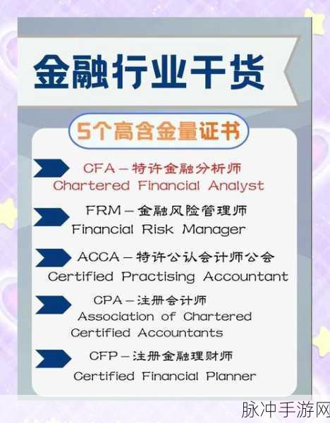 CFA一级证书,解锁金融领域新成就的钥匙