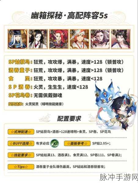 阴阳师彷徨猎场爬塔阵容全攻略,高效搭配与战术深度解析
