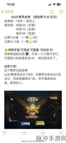 和平精英全服排名查询指南,成为战神的必经之路