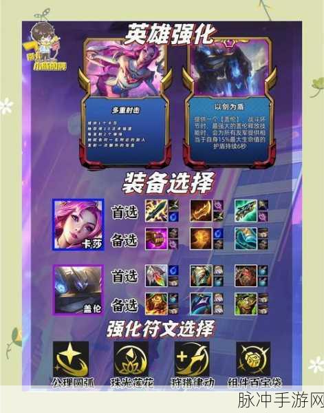 LOL手游卡莎装备全攻略,巧妙搭配,战斗力飙升