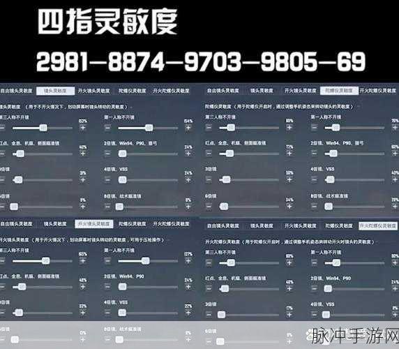 和平精英灵敏度大揭秘,顶尖设置助你战场称雄!